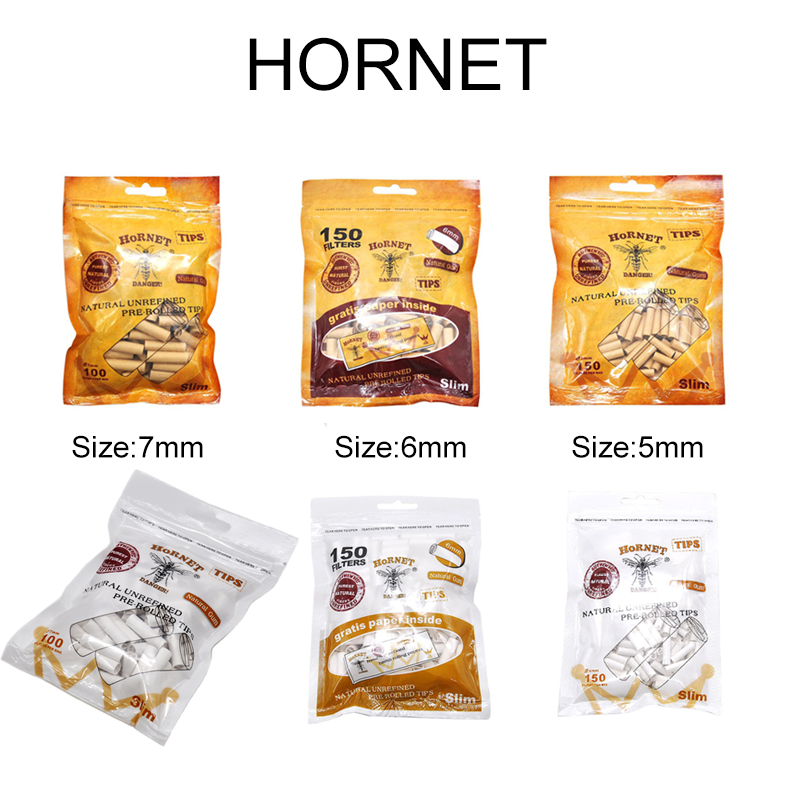 Dry Herb Vaping Accessories - HORNET DANGER Natural 5MM/6MM/7MM Slim Cigarette