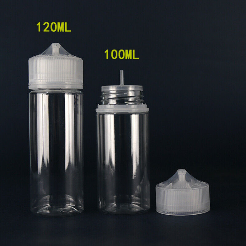 Juice Bottle Dropper - 5pcs 30ml/60ml/100ml/120ml Plastic PET Empty Dropper