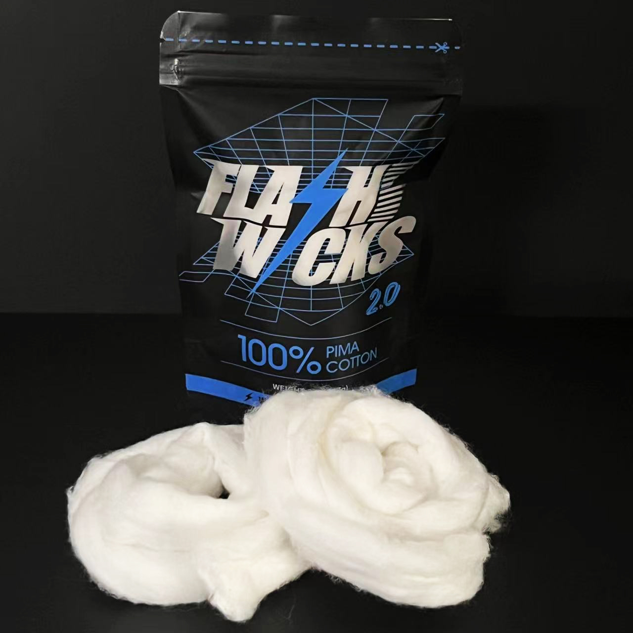 Cotton Wick Organic - 1Pack Flash Cotton Wicks 100% Premium
