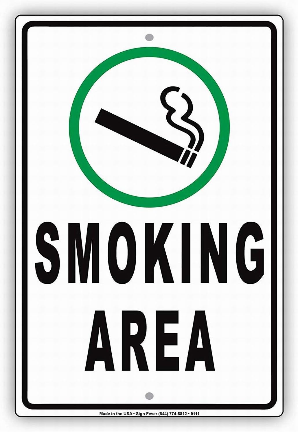 Vaping Store - Safety Sign 12x16 Smoking Vaping Allowed