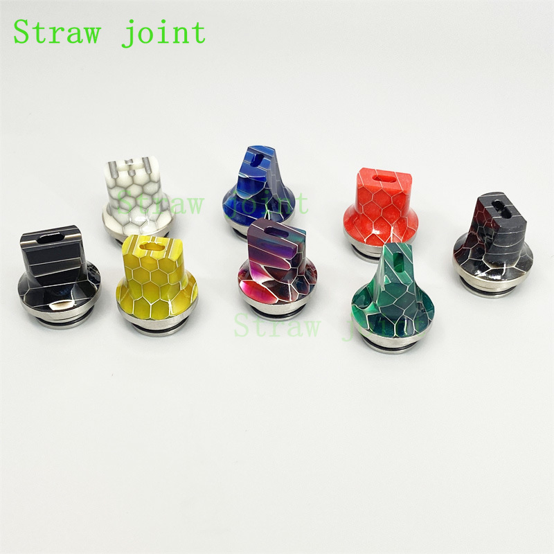 1pc 810 Flat Mouth Stainless S - огляд і ціна Drip Tip Resin