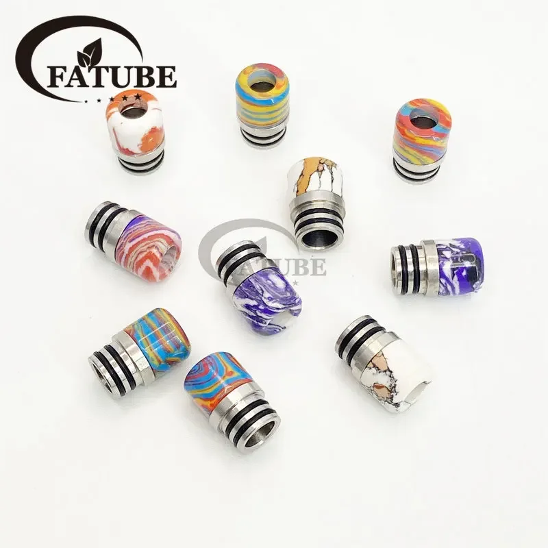 1PC/10PCS 510 Stainless Steel  - огляд і ціна Drip Tip Resin