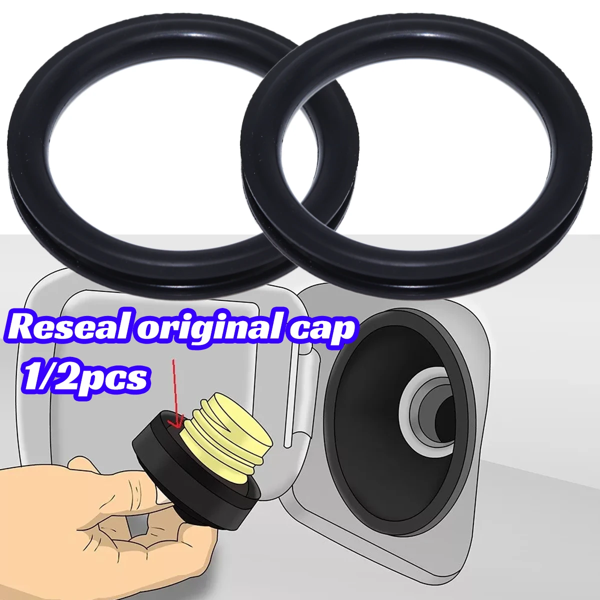 1/2pcs Tank Cap Seal for Audi  - огляд і ціна Tank O-Ring Seal