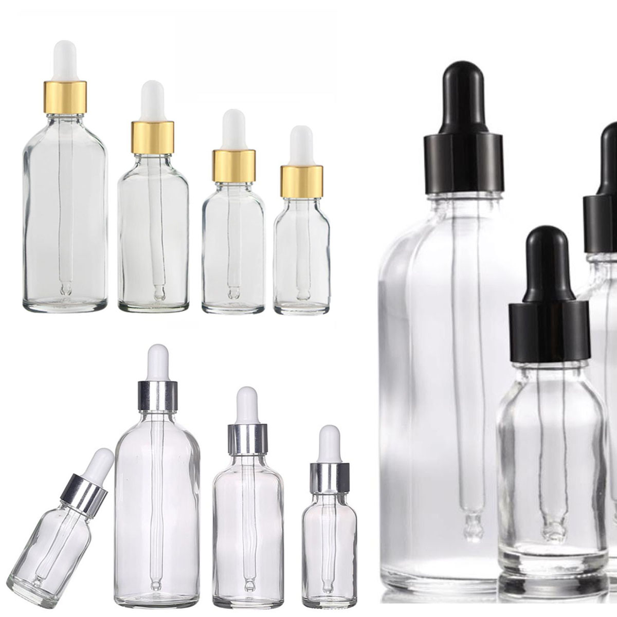 5/10/15/30/50/0ml Clear Glass  - огляд і ціна Juice Bottle Dropper