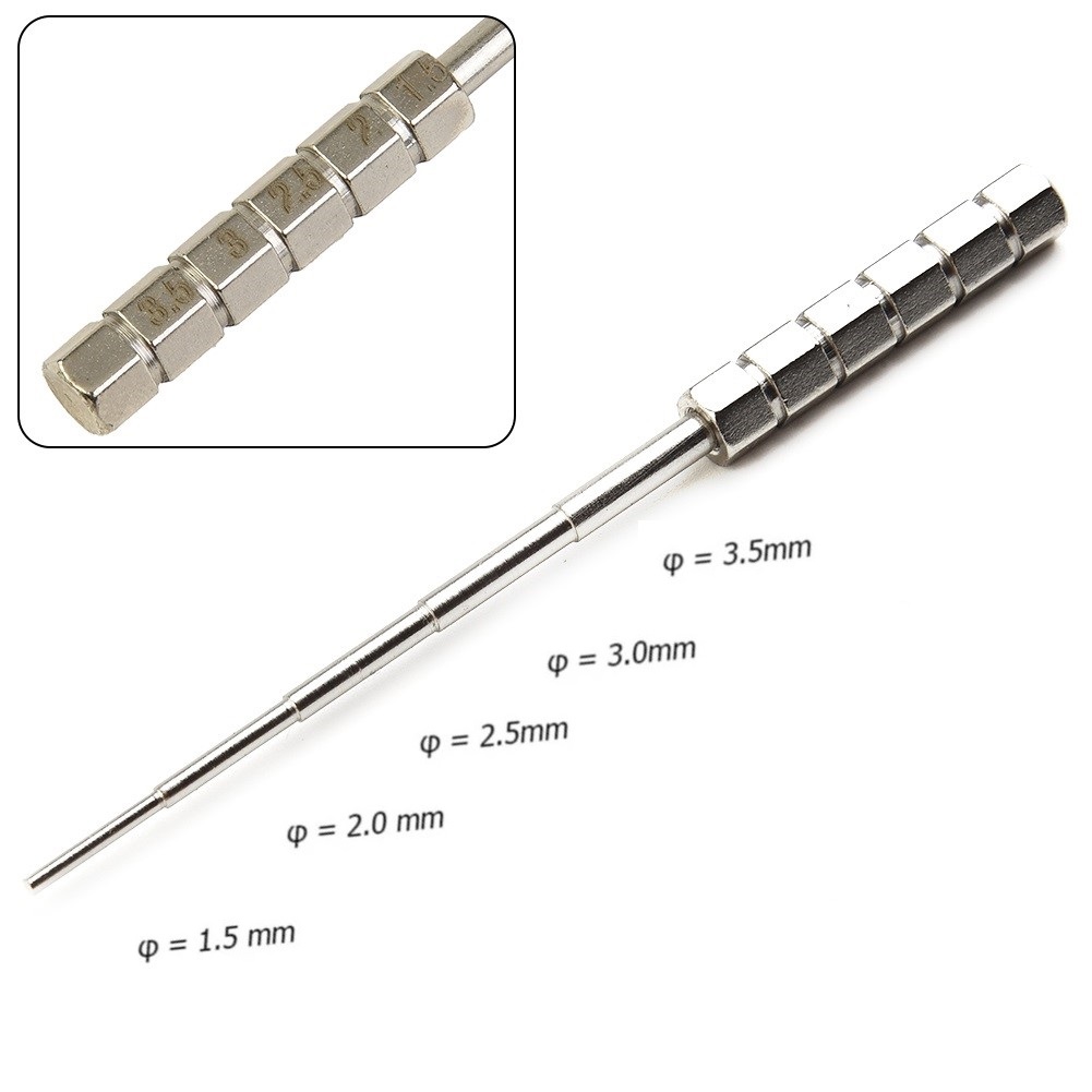 1pc 1.5/2/2.5/3/3.5mm Stainles - огляд і ціна Coil Building Kit