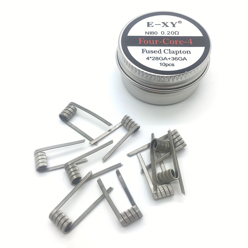 10pcs/box, Nichrome Fused Clap - огляд і ціна Coil Building Kit