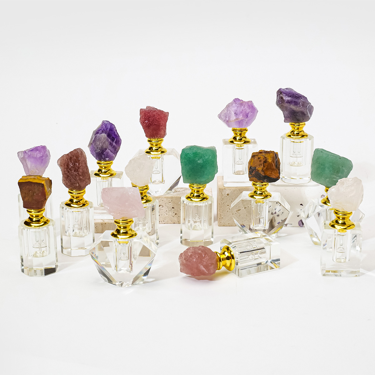 1PC Natural Amethyst Crystal C - огляд і ціна Juice Bottle Dropper