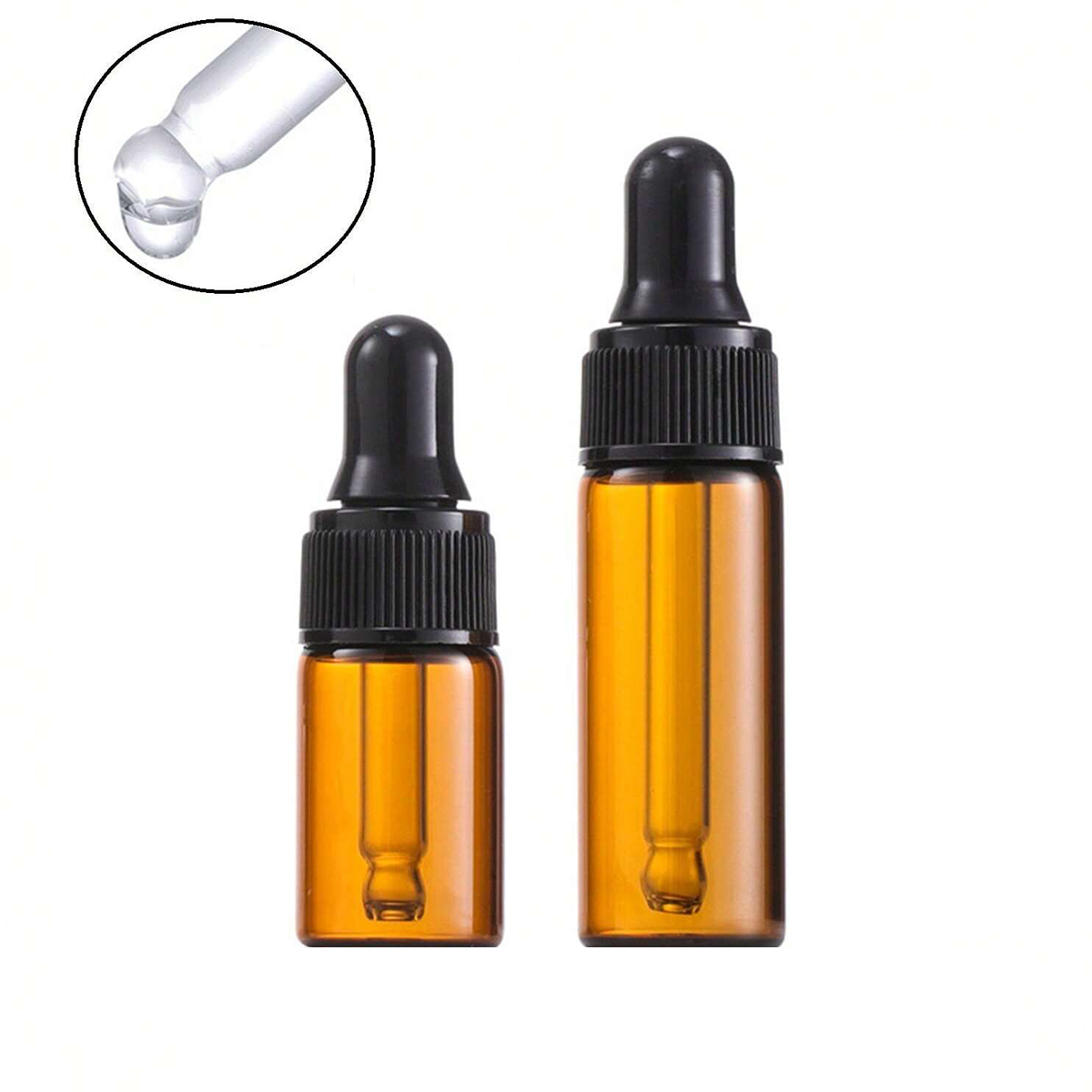10pcs Dark Amber Glass Dropper - огляд і ціна Juice Bottle Dropper