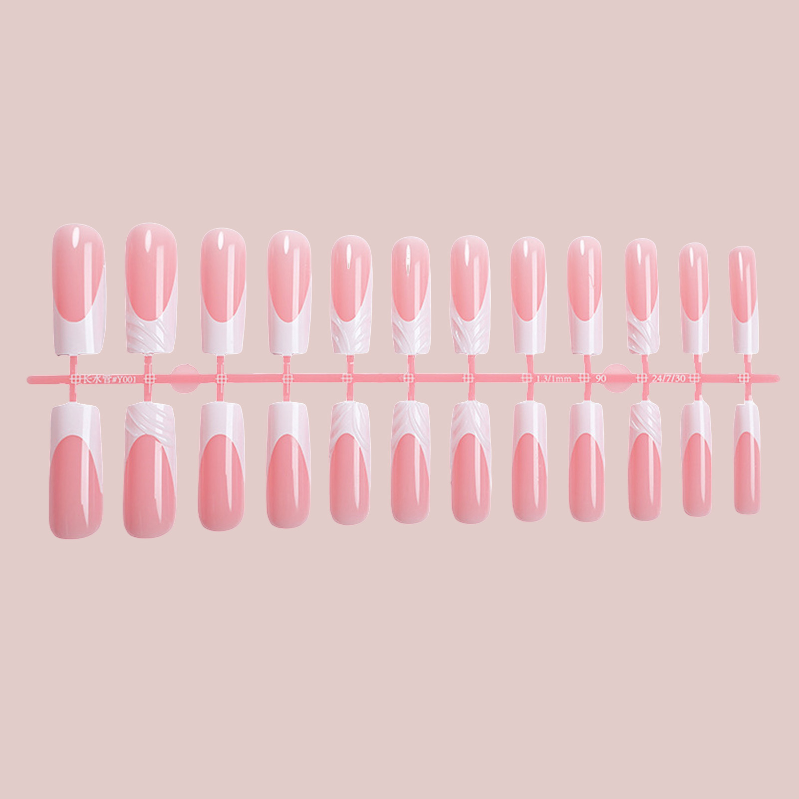 24Pcs Long Square Head Nails S - огляд і ціна Drip Tip Resin