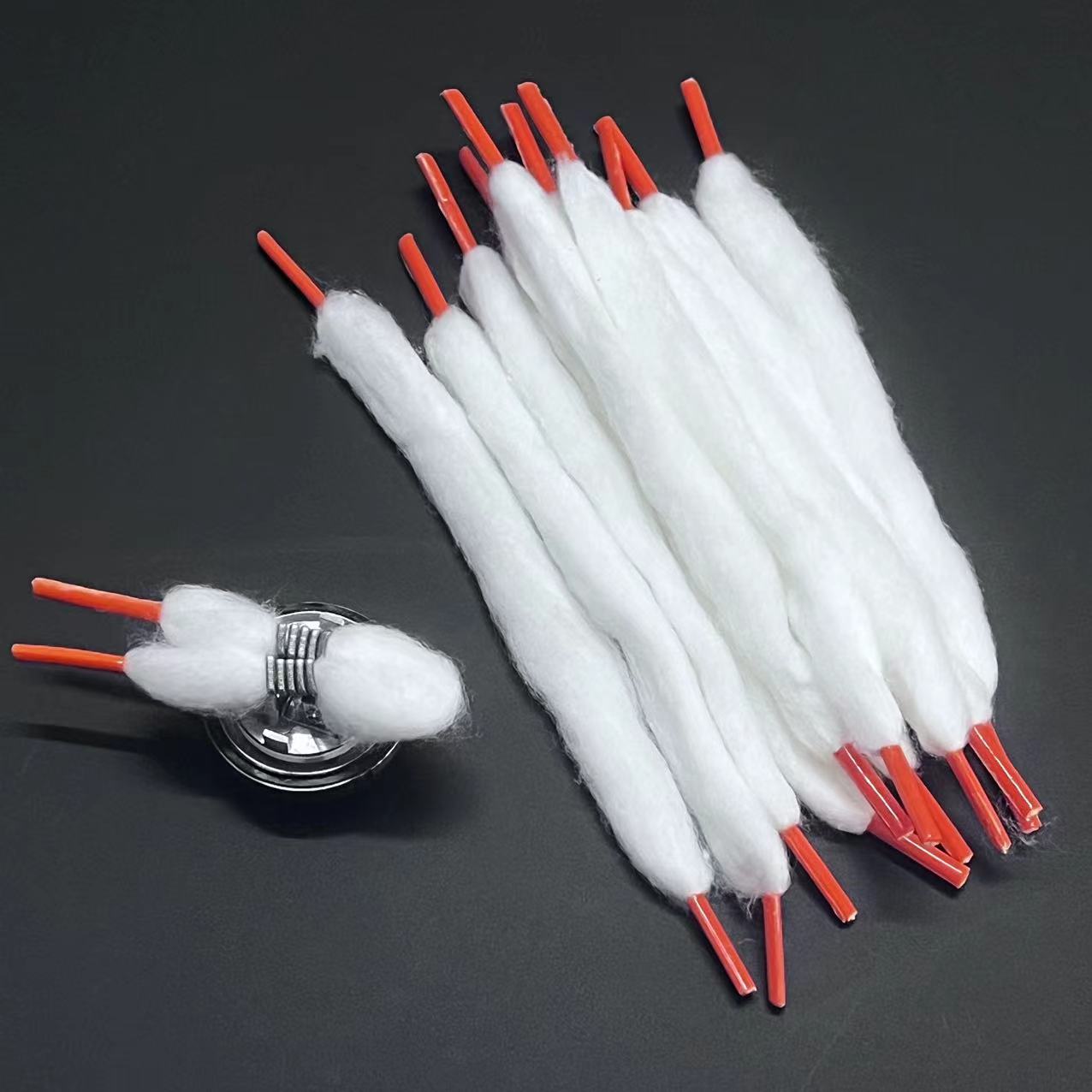 100/60/20pcs Prebuilt Wire Coi - огляд і ціна Cotton Wick Organic