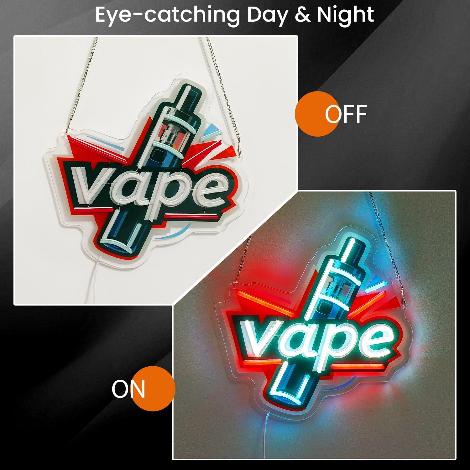 Vape Neon Sign USB Dimmable LE - огляд і ціна Vaping Store
