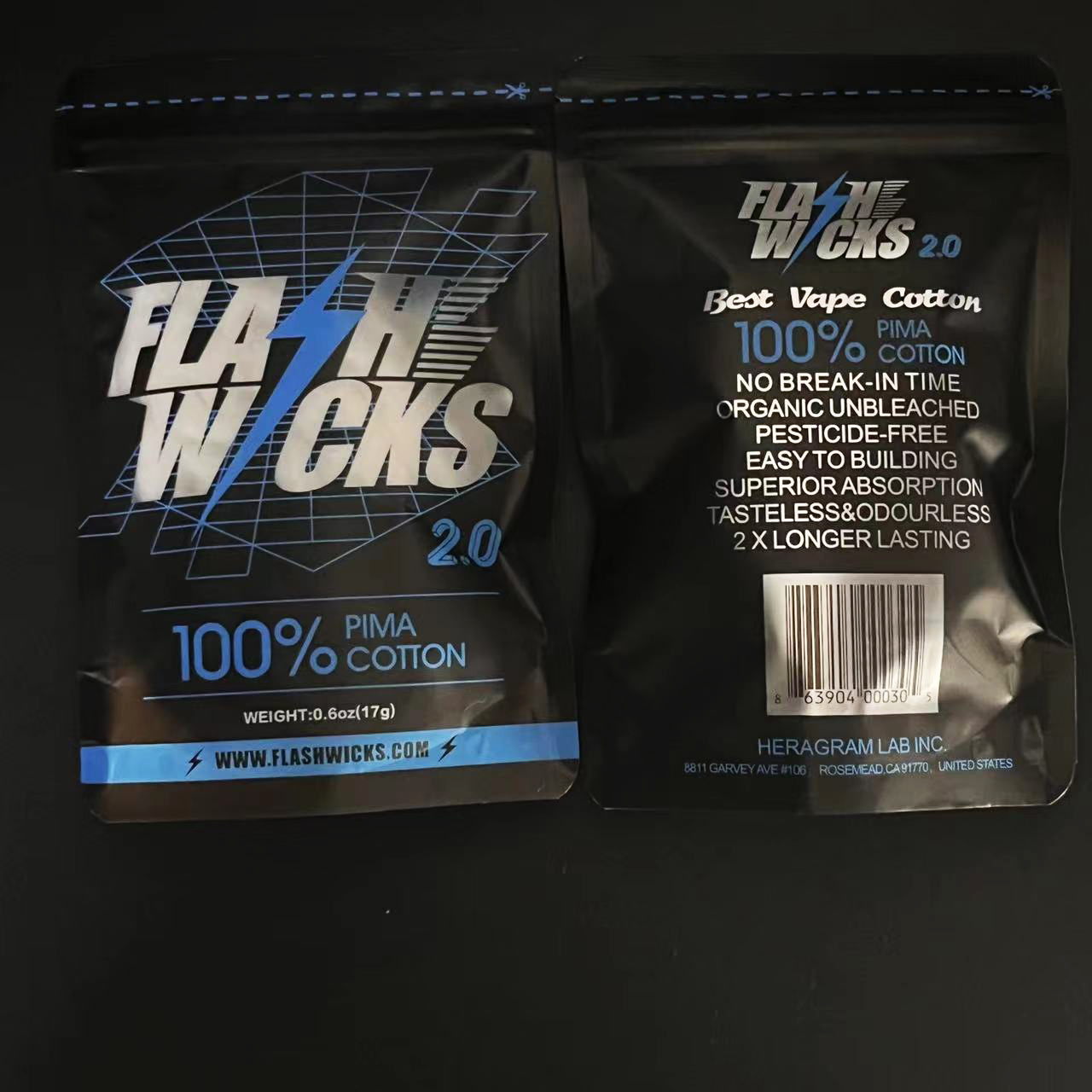 1Pack Flash Cotton Wicks 100%  - огляд і ціна Cotton Wick Organic