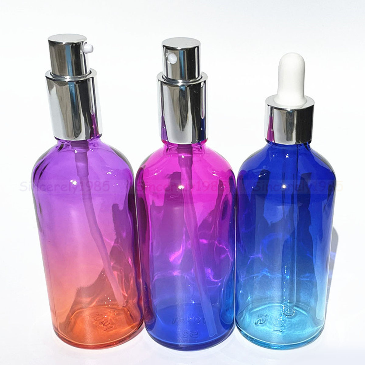 1X 3x 100ml Gradient Color Gla - огляд і ціна Juice Bottle Dropper