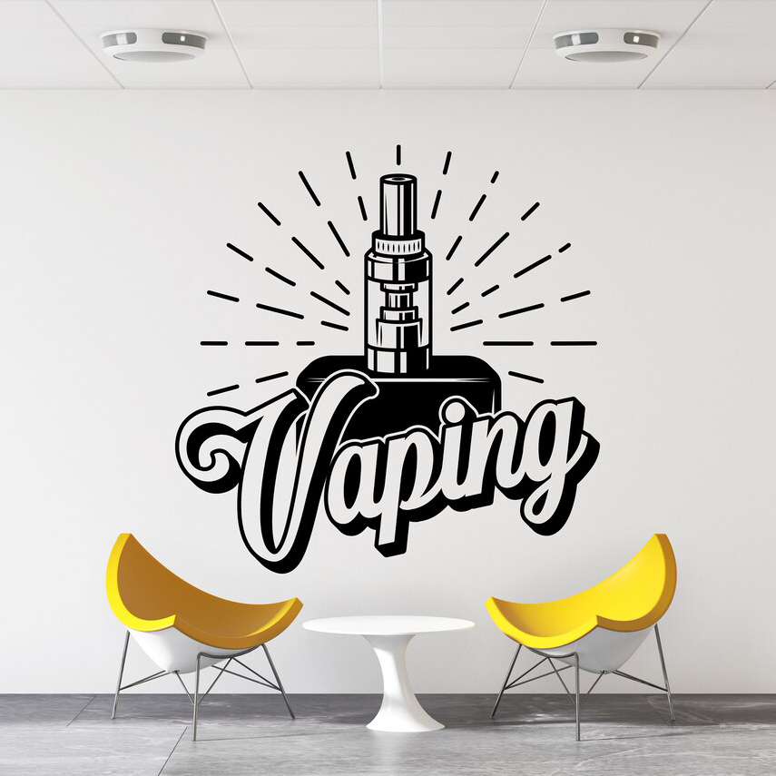Vape Shop Wall Decal Window St - огляд і ціна Vaping Store