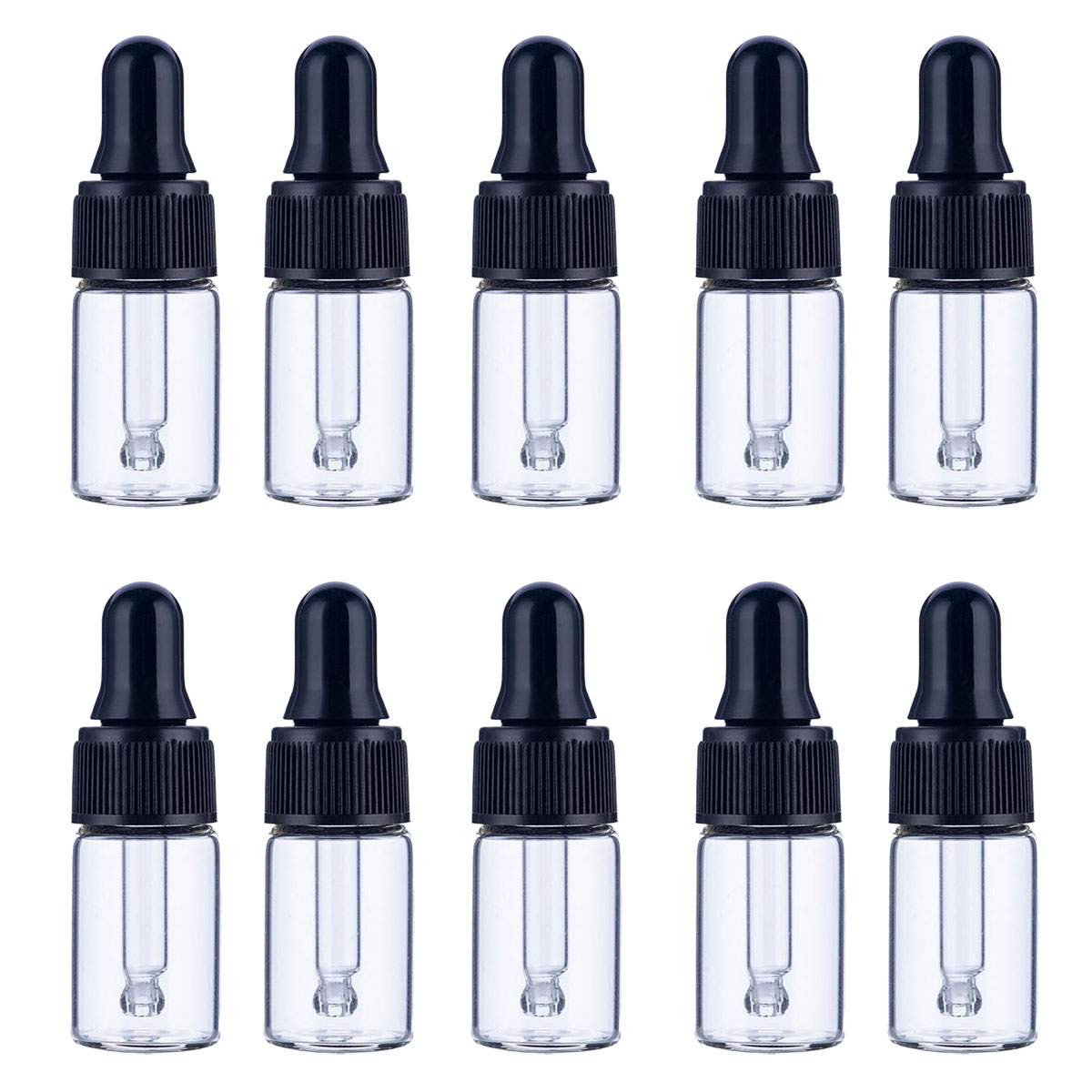 30x 50x 100x 1/2/3/5 ML Clear  - огляд і ціна Juice Bottle Dropper