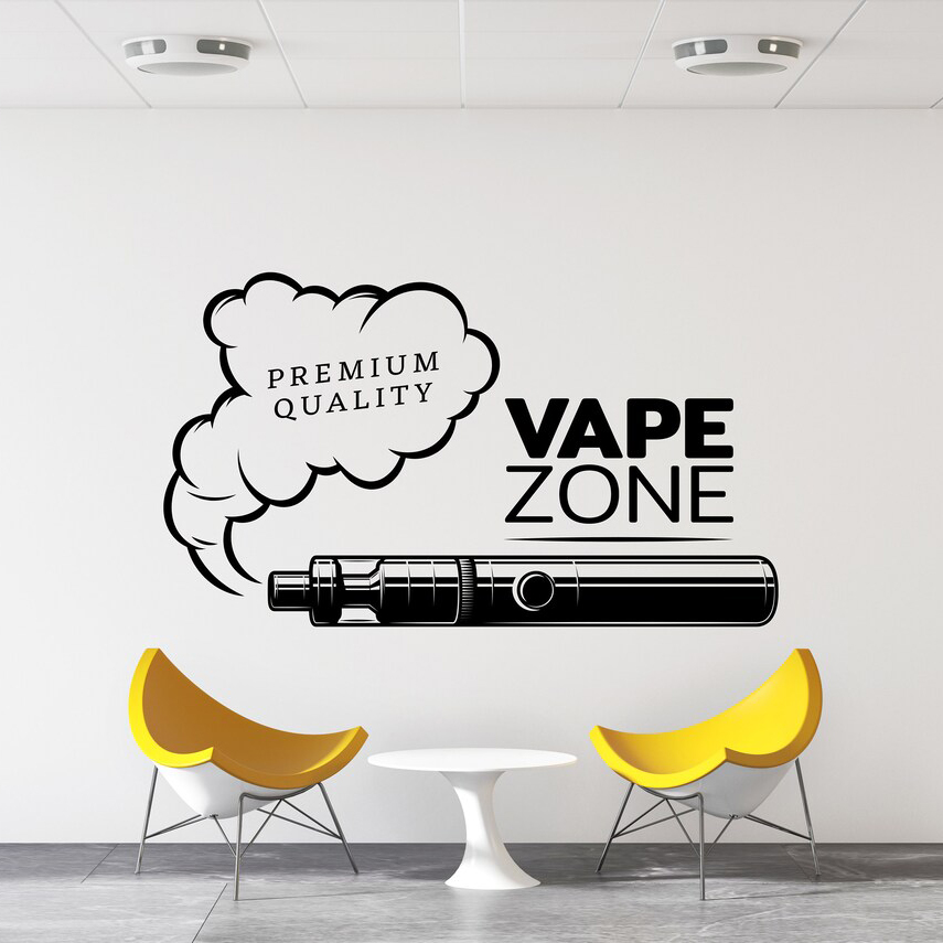 Vape Shop Wall Decal Window St - огляд і ціна Vaping Store