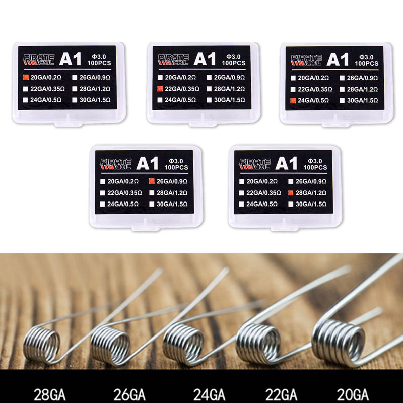 100Pcs/box High Quality A1 Coi - огляд і ціна Coil Building Kit